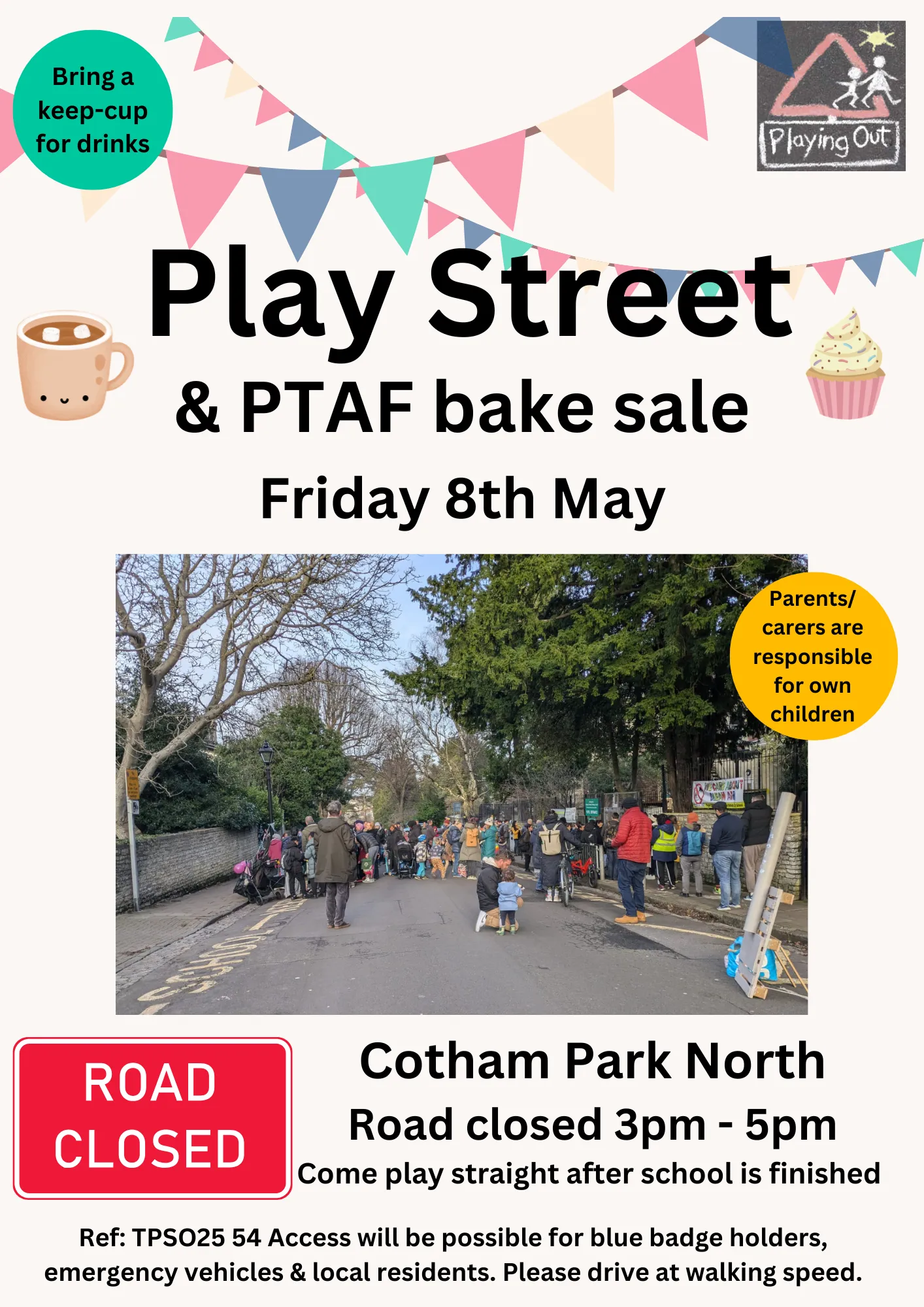 Play St & Y3 Bake Sale