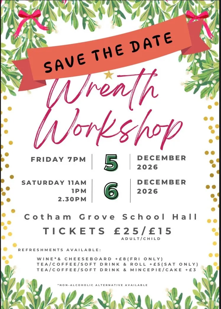 Wreath Making Workshop (Evening - Adults only)
